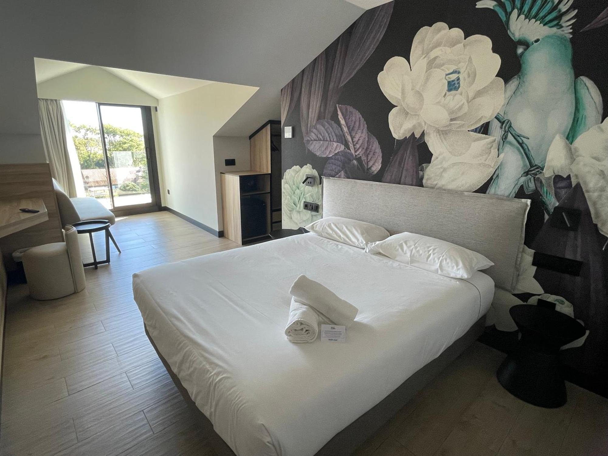 Hotel Delfin Azul Playa de la Lanzada Esterno foto